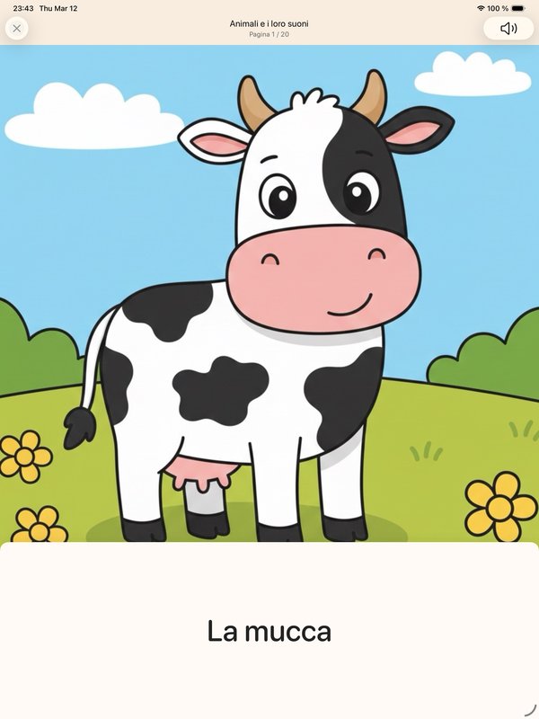 Pagina del libro del livello Scoprire: un'immagine di una mano con la parola 'La mano'